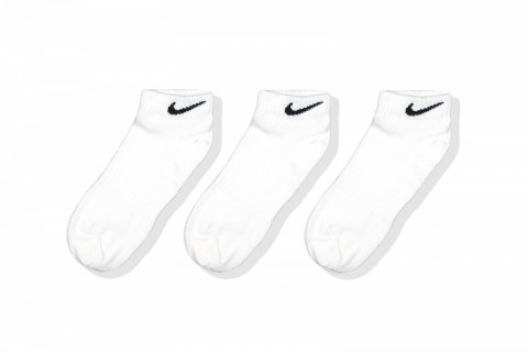 Nike Everyday Lightweight Training Low White Socks (3 Pairs)