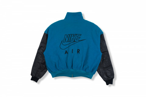 Vintage 80s Nike Air Varsity Jacket Blue/Black