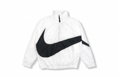 Nike Sportswear 'Swoosh' Woven White Windbreaker