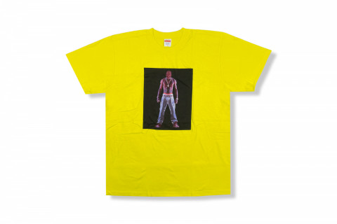 Supreme Tupac Hologram Tee Yellow