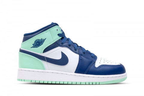 Air Jordan 1 Mid Blue Mint (GS)
