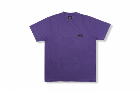 Stussy Skull Wings Pigment Dyed Purple Tee