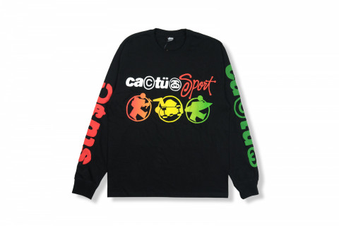 Stussy & Cactus Plant Flea Market Longsleeve Crewneck Tee
