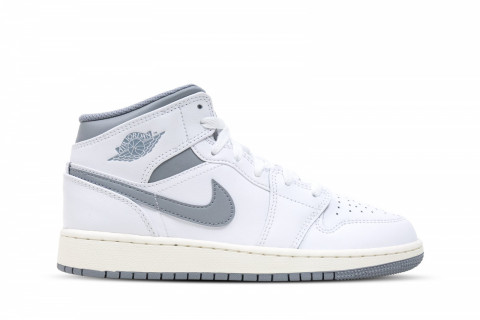 Air Jordan 1 Mid GS Neutral Grey Air Jordan 1 Mid GS Neutral Grey