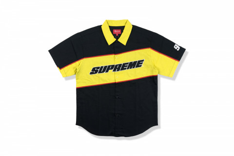 Supreme Color Blocked Work Shirt (SS18) Black Supreme Color Blocked Work Shirt (SS18) Black
