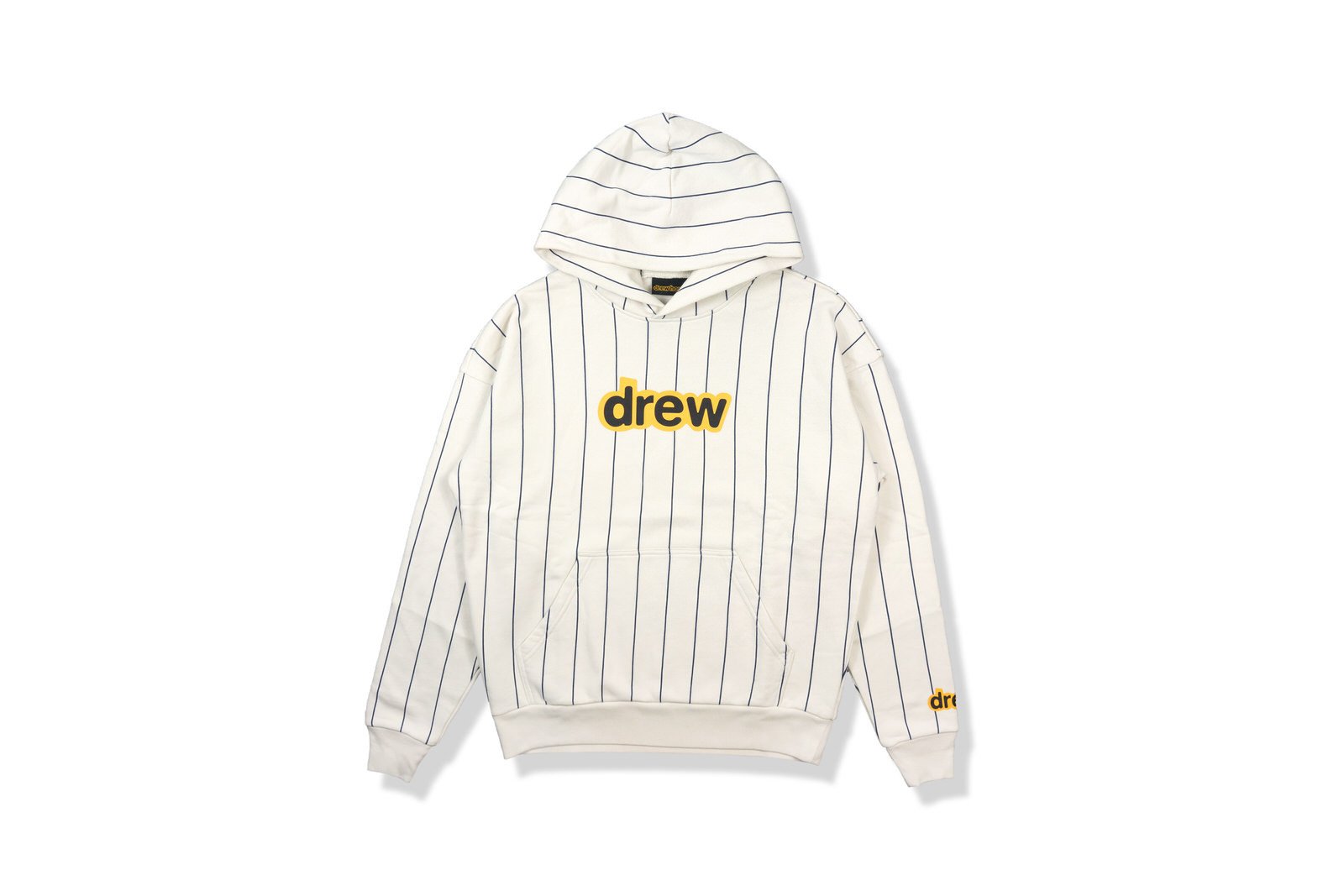 Drew House Secret Hoodie Navy Pinstripe GLAB.VN
