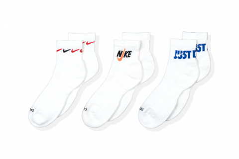 Nike Everyday Plus Cushioned Ankle Socks Multicolor (3 Pairs) 