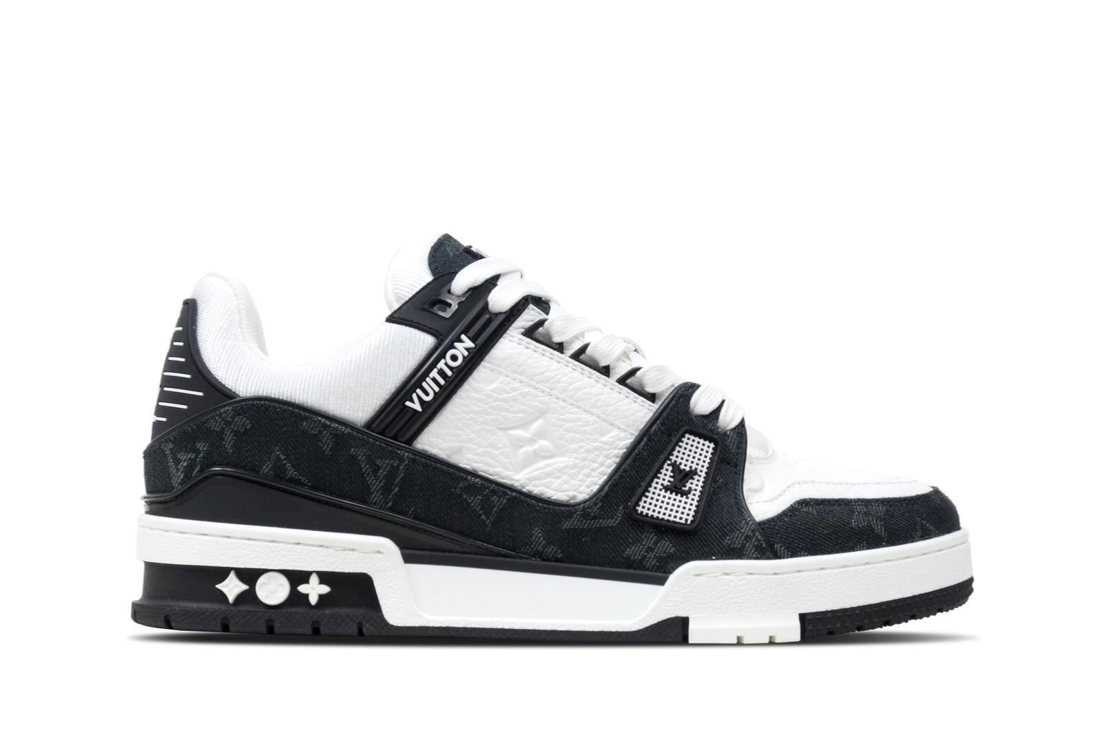  Giày Louis Vuitton LV Trainer Black White