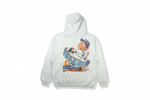 Vintage 90s Salem LA Dodgers Hideo Nomo Hoodie Grey