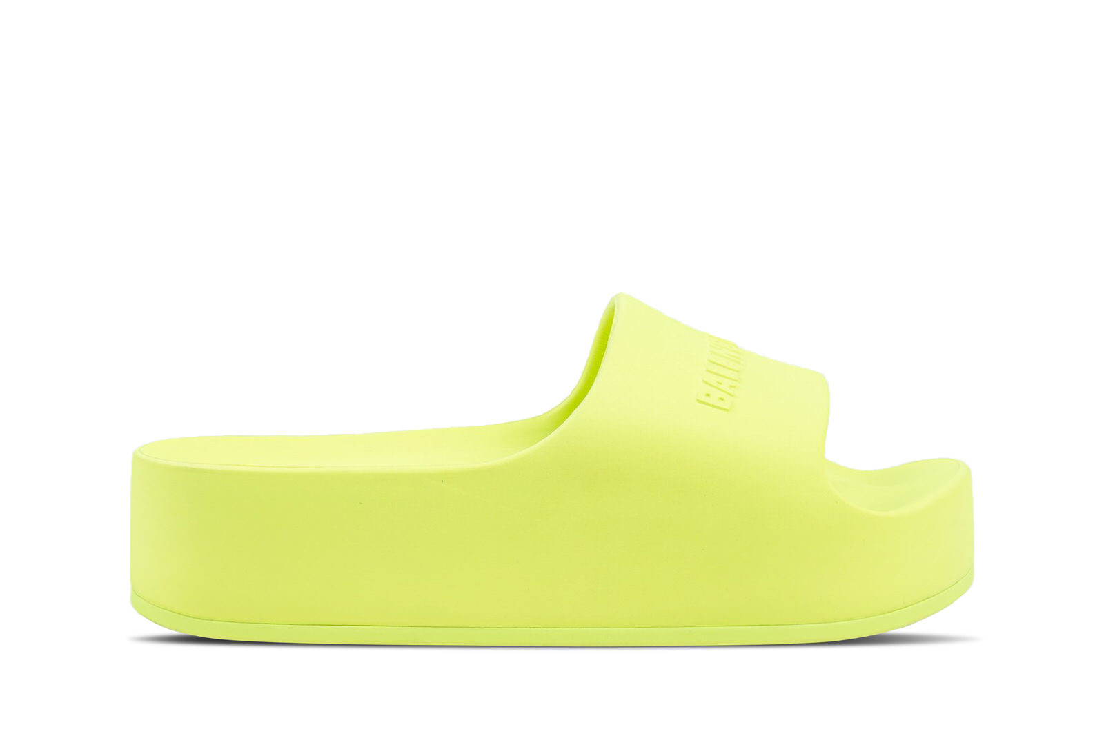 neon green balenciaga sandals