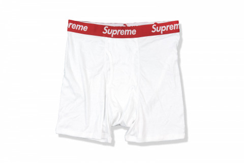 Supreme x Hanes Boxer White