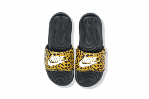 nike slides burgundy and gold