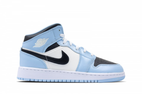 Air Jordan 1 Mid Ice Blue GS