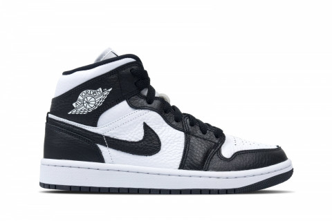 Air Jordan 1 Mid Split Black White (W)