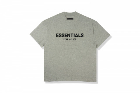 Fear of God Essentials Tee Dark Oatmeal SS22 