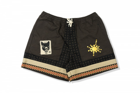 Travis Scott Cactus Jack Wolf Shorts Brown Travis Scott Cactus Jack Wolf Shorts Brown