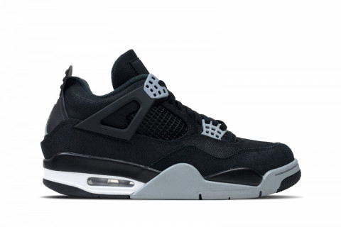 Air Jordan 4 Retro SE Black Canvas