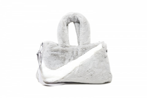 Nike Faux Fur Tote Bag Light Iron Oar Nike Faux Fur Tote Bag Light Iron Oar