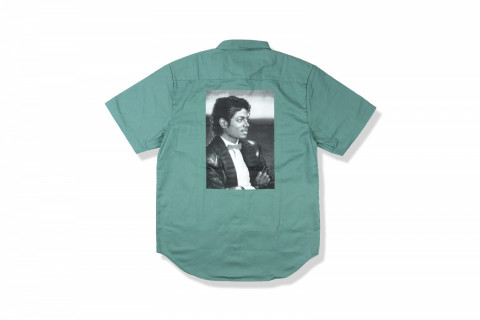 Supreme Michael Jackson SS Work Shirt Work Green
