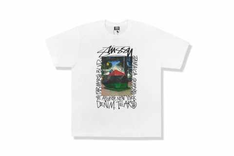 Stussy x Denim Tears Farmers Blvd Tee White