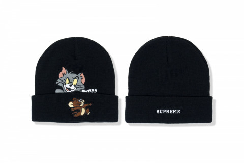 Supreme Tom and Jerry Beanie Black - GLAB.VN