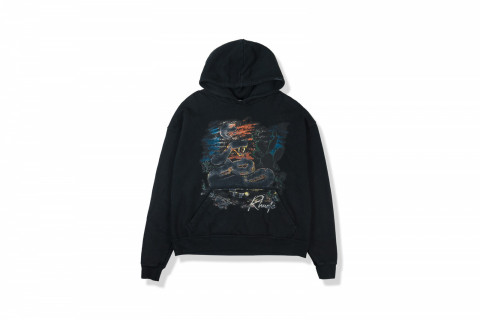 Rhude Seven Snake Graphic Print Hoodie