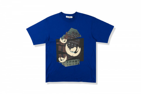 UNDERCOVER Haunted House Tee Blue