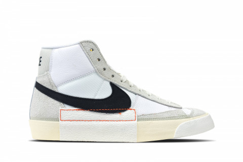 Nike Blazer Mid 77 Pro Club White Black Light Bone/Summit White