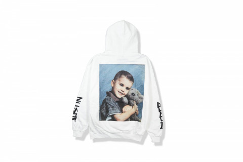 Justin Bieber Bear Hoodie White