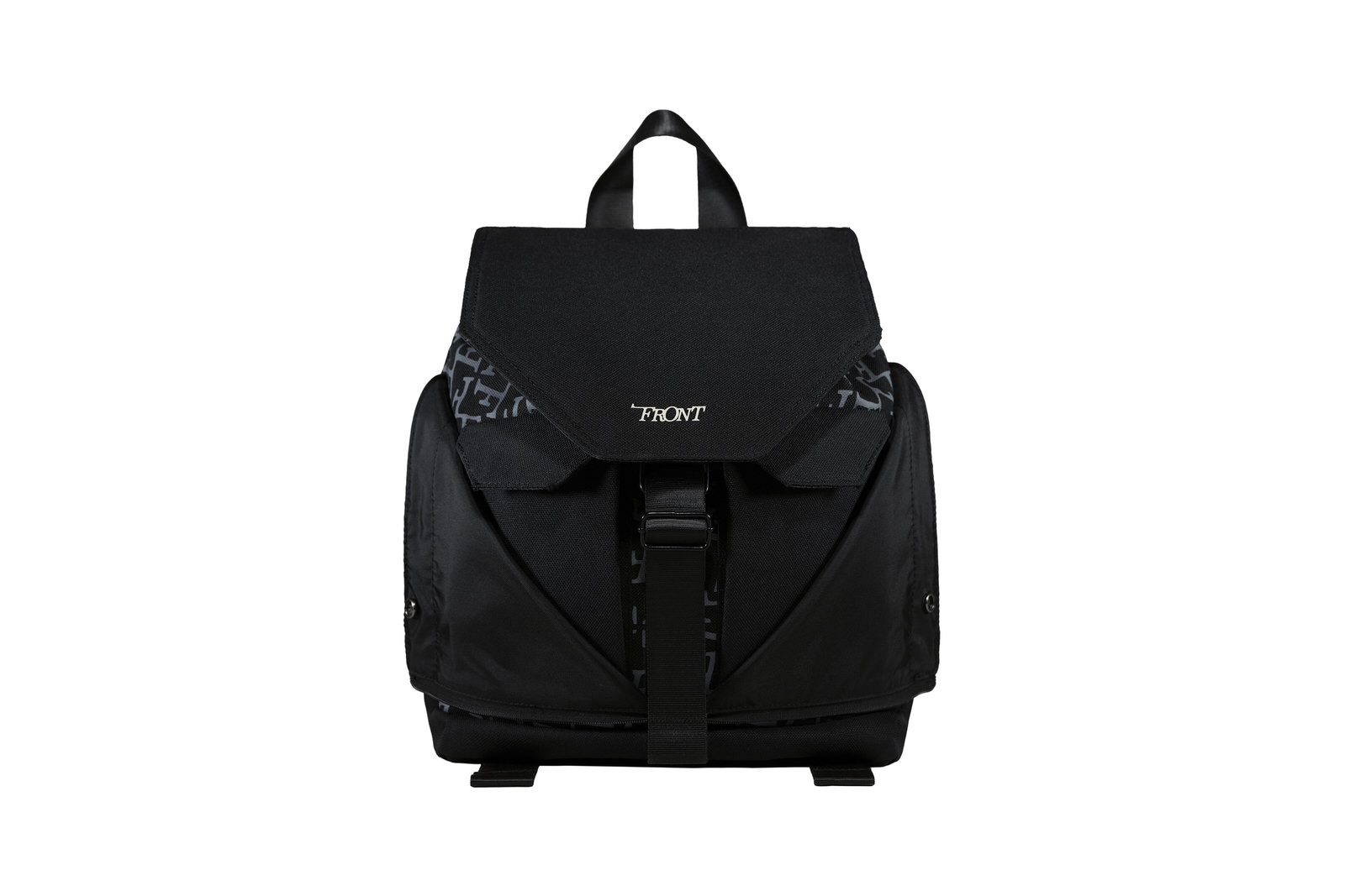 FRONT The Knight F Abundant Backpack D123 BLACK M GLAB.VN