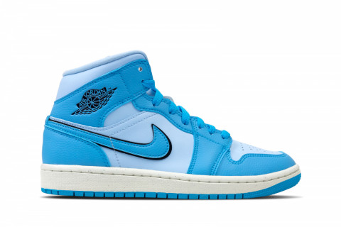 Wmns Air Jordan 1 Mid Ice Blue