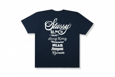 Stussy Tour Tee Navy