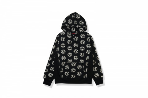 Supreme Fuck Em Logo Hoodie Black