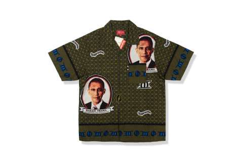 Supreme Obama Shirt Green 