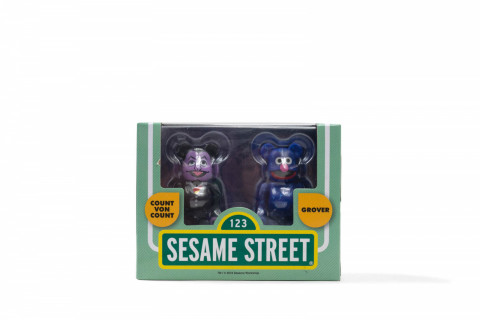 Bearbrick Count Von Count & Grover 2 Pack 100% Bearbrick Count Von Count & Grover 2 Pack 100%
