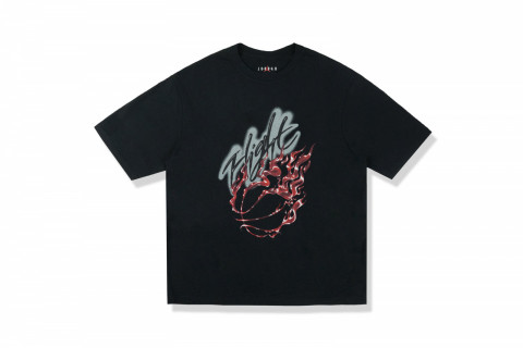 Travis Scott x Air Jordan Flight Graphic T-Shirt - Black