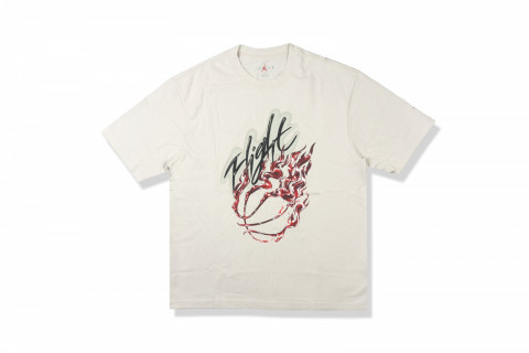 Travis Scott x Air Jordan Flight Graphic Tee - Cream