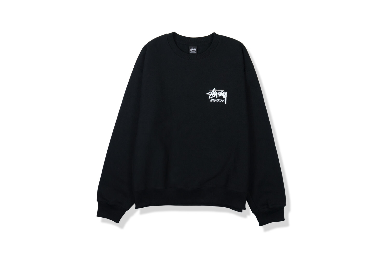 STUSSY - STOCK SWEATER Black Mサイズ トップス