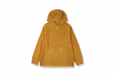 Drew House corduroy hoodie dijon
