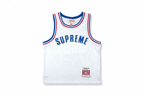 Supreme Mitchell & Ness Basketball Jersey White