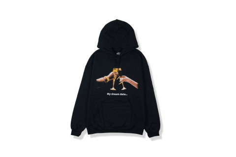 CardiB Offset Mcdonalds My Dream Date Hood Hoodie - Black