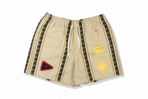 Travis Scott Cactus Jack Starburst Short Beige Multi