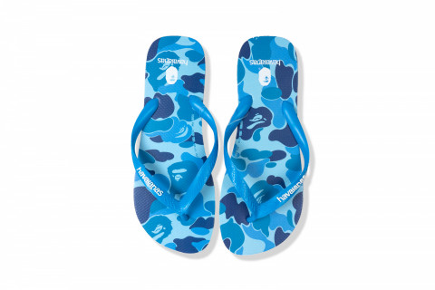 A Bathing Ape Havaianas Blue Camo