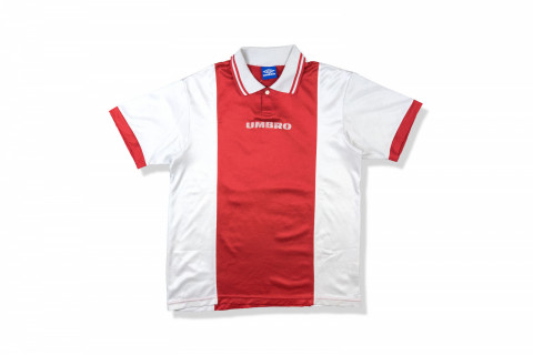 Vintage Umbro Jersey Football Red White