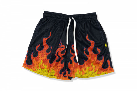 Slamble Flame Black Short