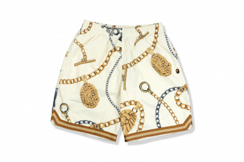 BAPE Jewels Shorts Ivory