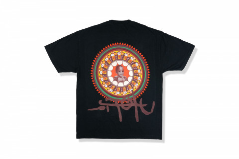 Travis Scott x KAWS Utopia II Tee Black Travis Scott x KAWS Utopia II Tee Black
