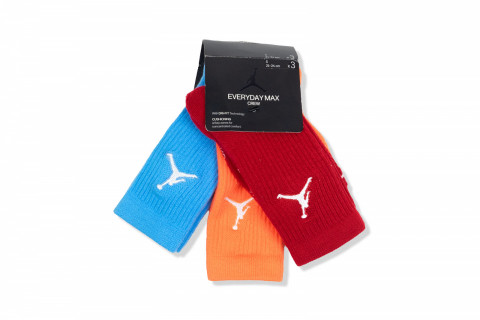 Nike Jordan Everyday Max Crew Socks Multi-Color 3 Pack