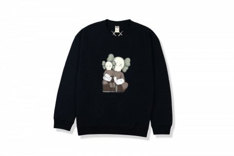 KAWS x Uniqlo Longsleeve Sweatshirt Black
