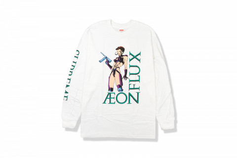 Supreme Aeon Flux L/S Tee White